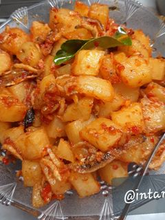 Foto resep Sambal goreng kentang teri