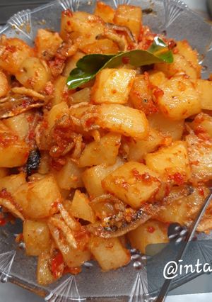 Foto resep Sambal goreng kentang teri