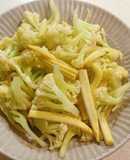 玉米筍炒花椰菜