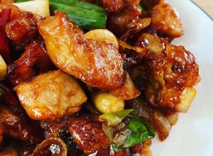 Foto resep Ala Resto: Kungpau Chicken asli enak rasa oriental