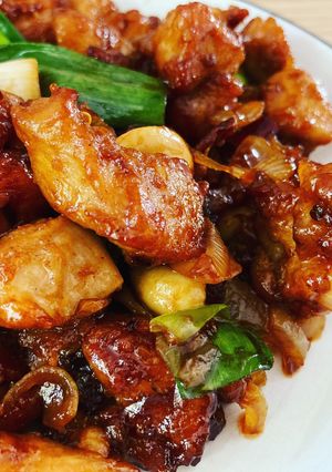 Foto resep Ala Resto: Kungpau Chicken asli enak rasa oriental