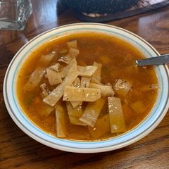 A picture of Tortilla Soup.