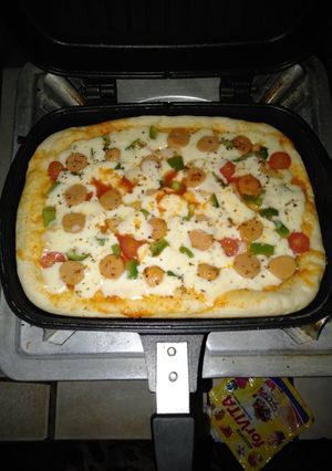 Foto resep Pizza pakai double pan no mixer no oven