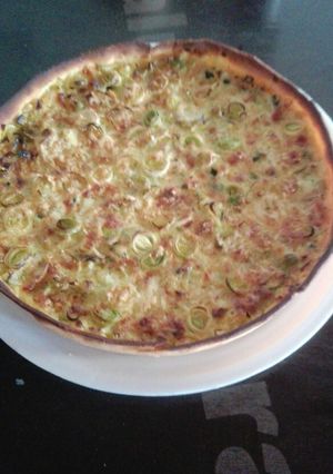 Una foto de Tarta de puerros
