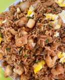 Arroz chaufa de pescado