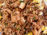 Arroz chaufa de pescado