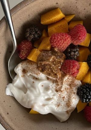 Foto de Frutas com Double Cream