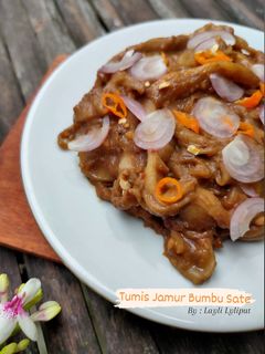 Foto resep Tumis Jamur Bumbu Sate
