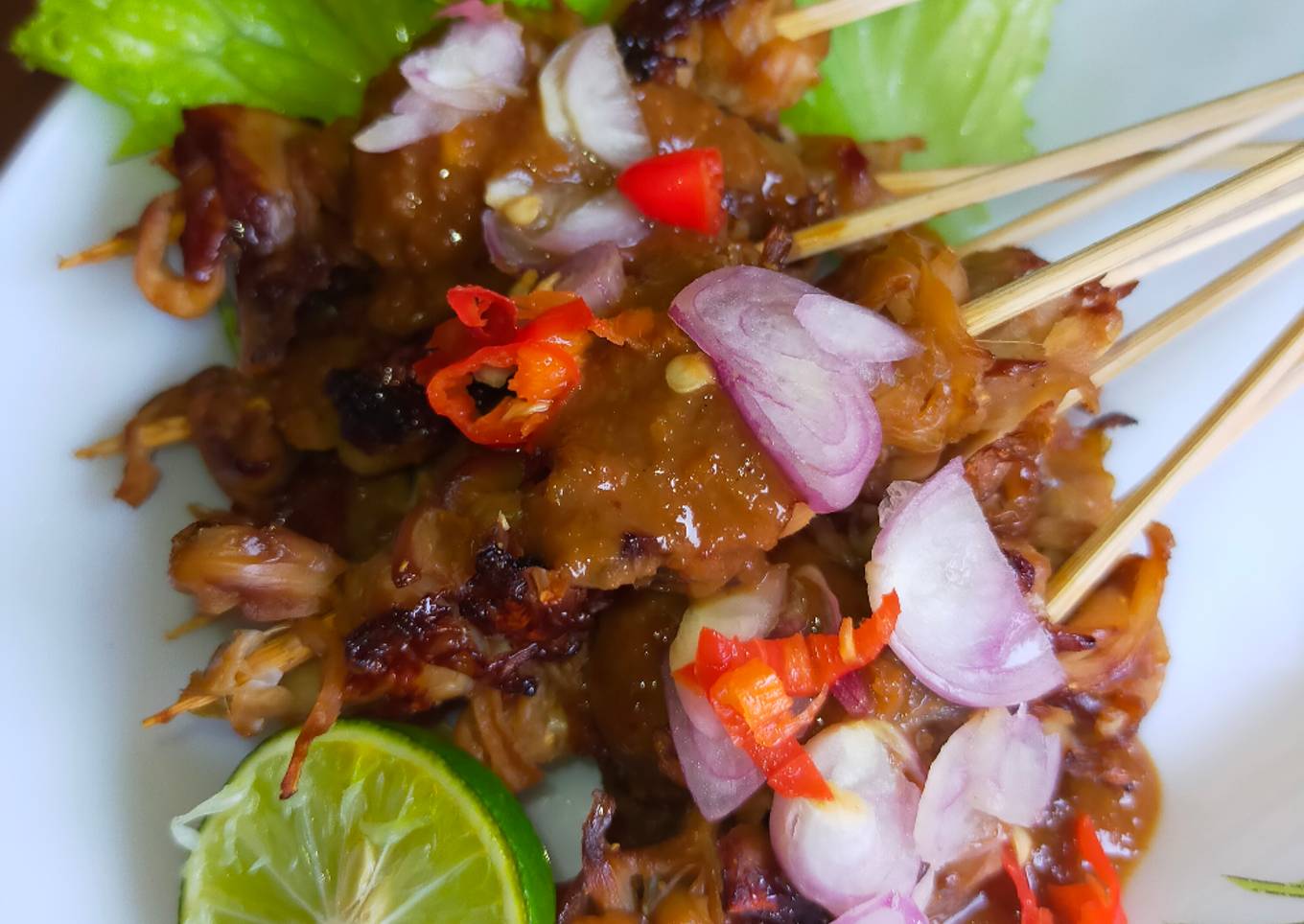Sate Jamur, simpel uenakk