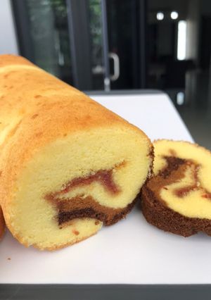 Foto resep ROLL CAKE 3 RASA (Vanila, Coklat, Mocca)