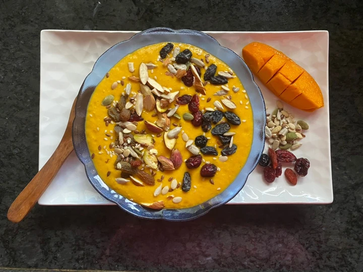 Easy Steps to Prepare Oats mango chia pudding the Delicious Tasty