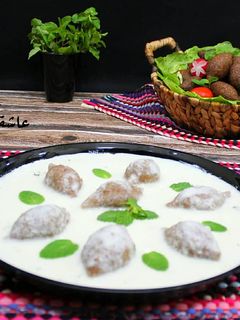 صورة لوصفة كبة باللبن