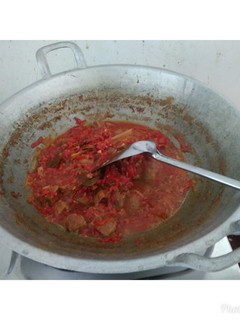 Foto resep Sambel Goreng Nasi Jamblang + Daging