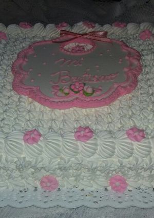 Una foto de Torta para bautismo