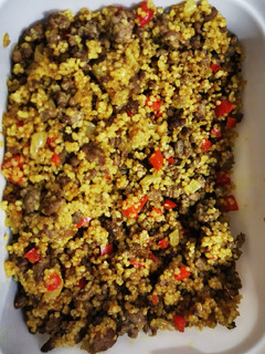 Una foto de Relleno de carne para pan de pita