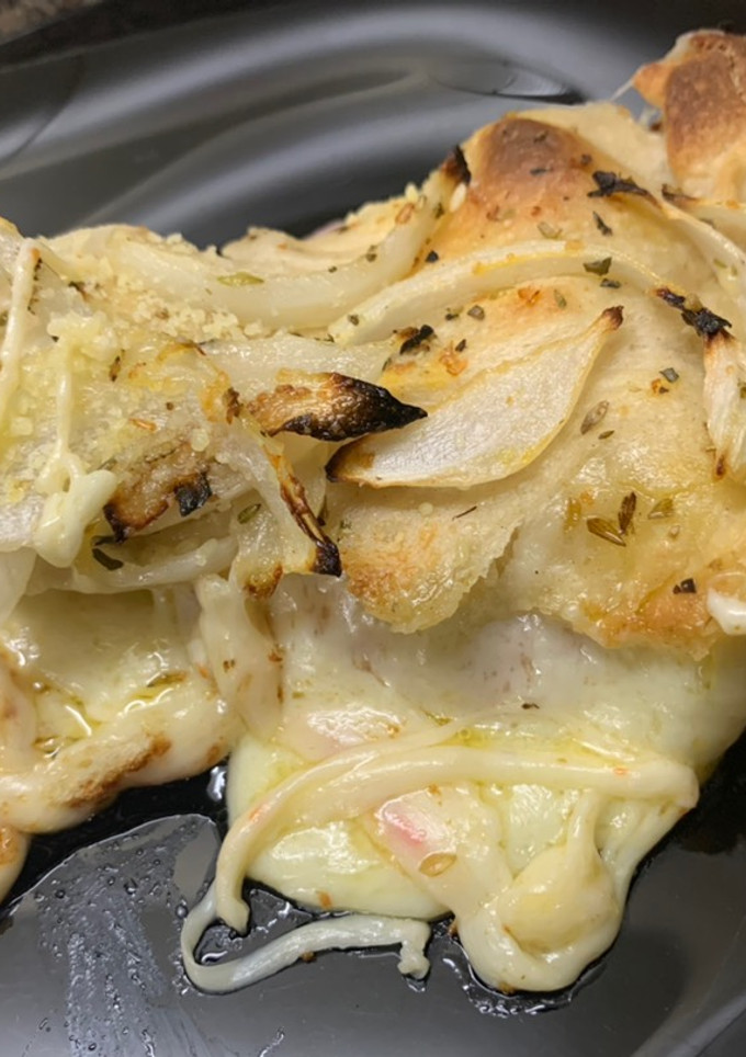 Una foto de Pizza rellena fácil