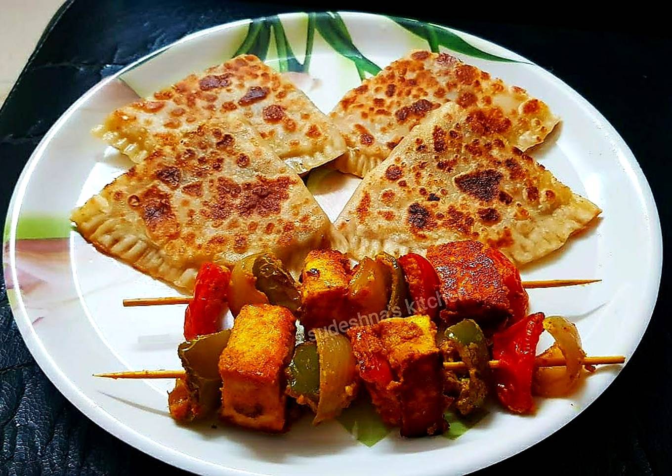 Mexican Cheesy Parathas