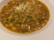 A picture of pork green chili