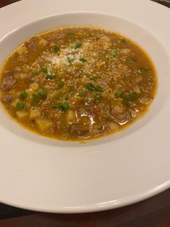 A picture of Denver Pork Green Chili Stew.