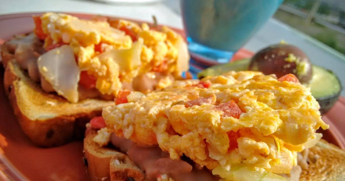 Desayuno] Pan tostado a la mexicana Receta de Bernie HP- Cookpad