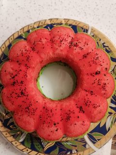 عکسی از دستور کیک هندوانه رنگ(ویژه یلدا)