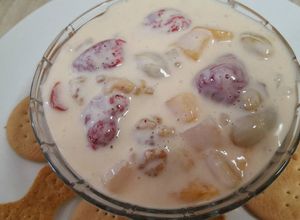 Una foto de Postre de Queso Crema