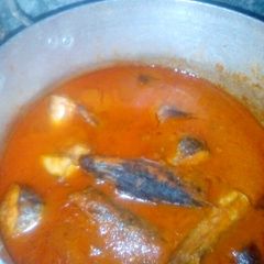 A picture of Homemade fish stew😋😋.