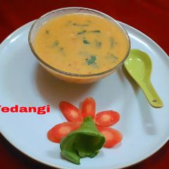 Carrot Spinach Soup A picture of Carrot Spinach Soup.