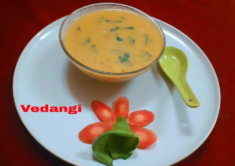 Recipe of Ultimate Carrot Spinach Soup