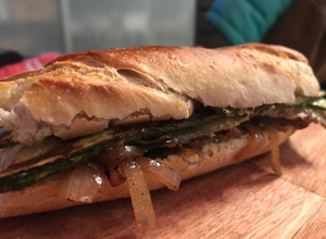 Una foto de Sándwich vegetariano