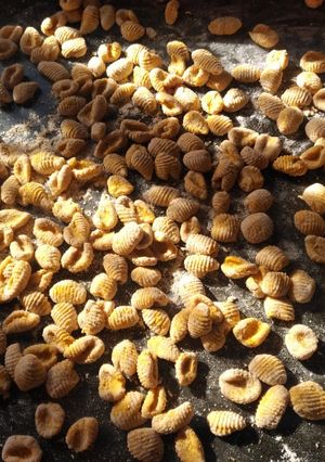 Una foto de Ñoquis de zapallo