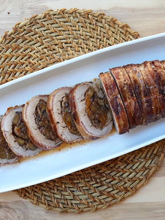 Una foto de Solomillo de cerdo relleno