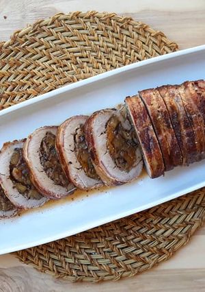 Una foto de Solomillo de cerdo relleno
