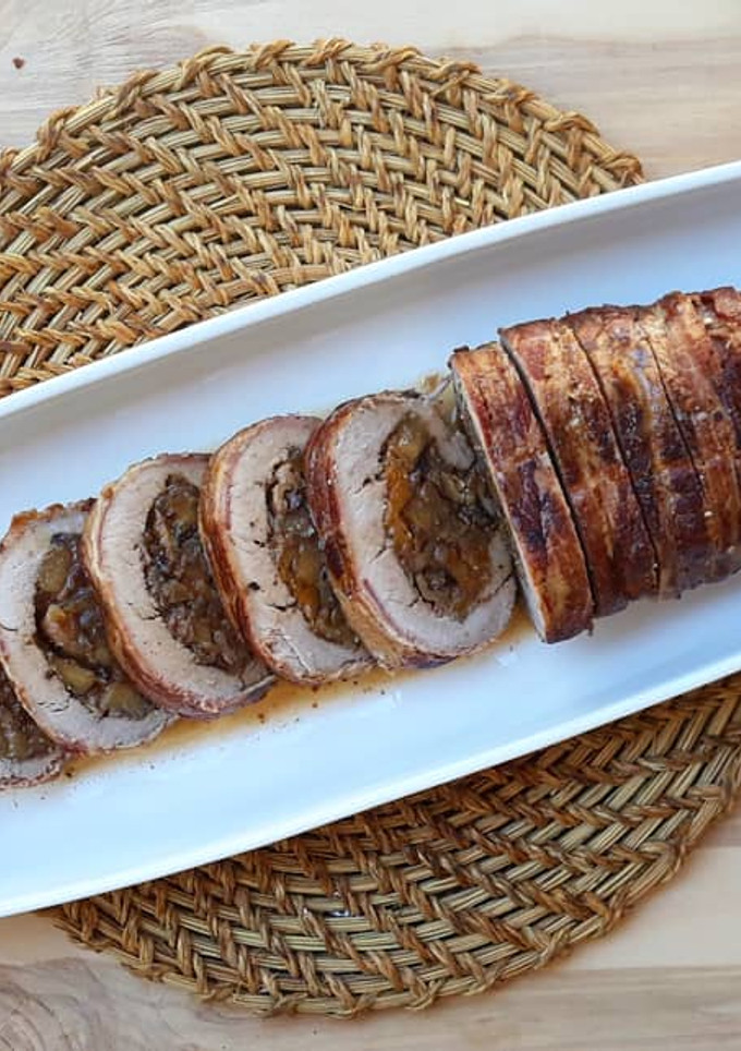 Una foto de Solomillo de cerdo relleno