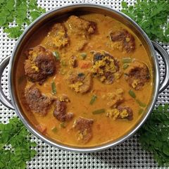Drumstick Urad Dal Vada Curry A picture of Drumstick Urad Dal Vada Curry.