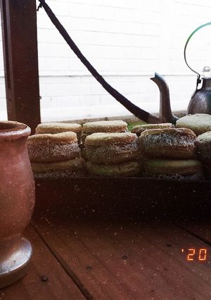 Una foto de Alfajores de maizena