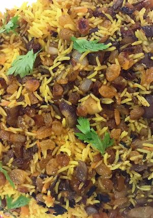 صورة لوصفة رز بالكاري والبصل 😋