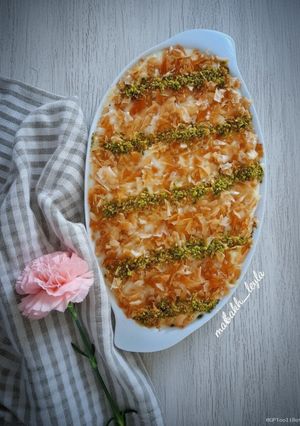 عکسی از دستور دسر مگنولیای موزی باقلوایی