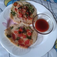 A picture of Instant oats uttapam.