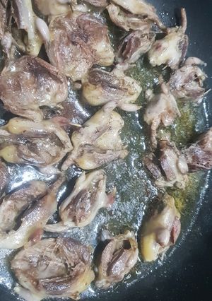 صورة لوصفة عصافير مقلية