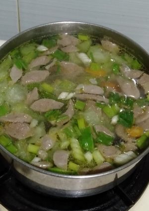 Foto resep Sop baso oyong
