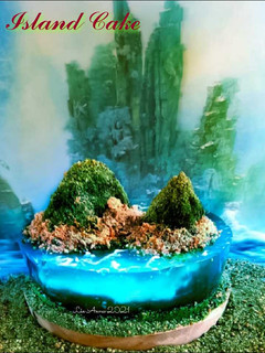 Foto resep Island Cake (Tanpa Loyang Bongkar Pasang)