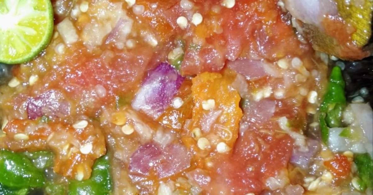Resep Sambal Mentah Limau Oleh Dapur Bunda Rahma Cookpad