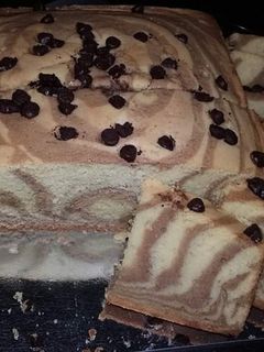 Foto resep Cake Zebra Simple