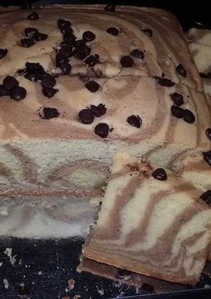 Foto resep Cake Zebra Simple