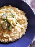 Risotto con zucchine chiare e zafferano