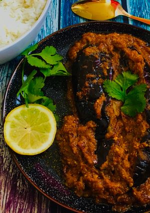 বেগুন বাহার / দই বেগুন (begun bahar/ doi begun recipe in Bengali) রেসিপির প্রধান ছবি