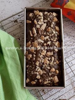 Foto resep Brownies Selai Coklat Rasa Kopi