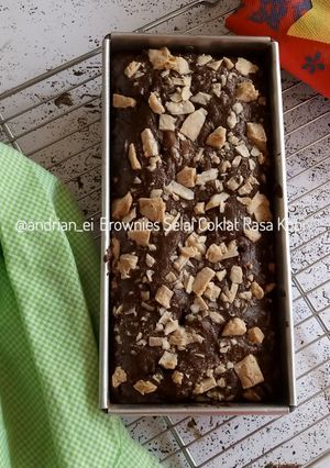 Foto resep Brownies Selai Coklat Rasa Kopi