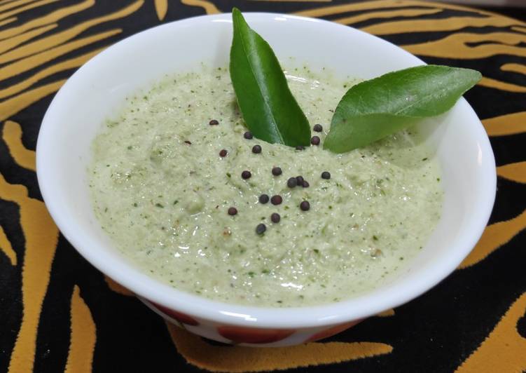 Steps to Make Award-winning Coriander &amp; Coconut chutney